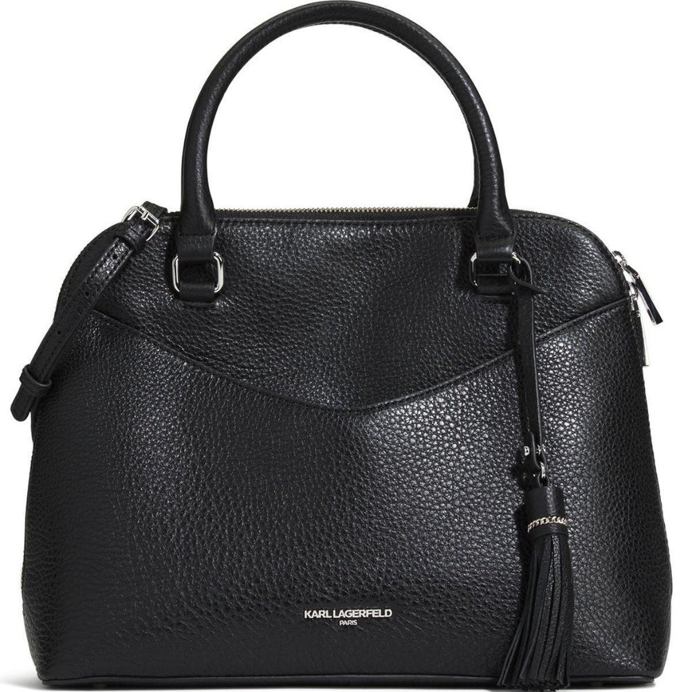 Handbag KARL LAGERFELD Black Satchel